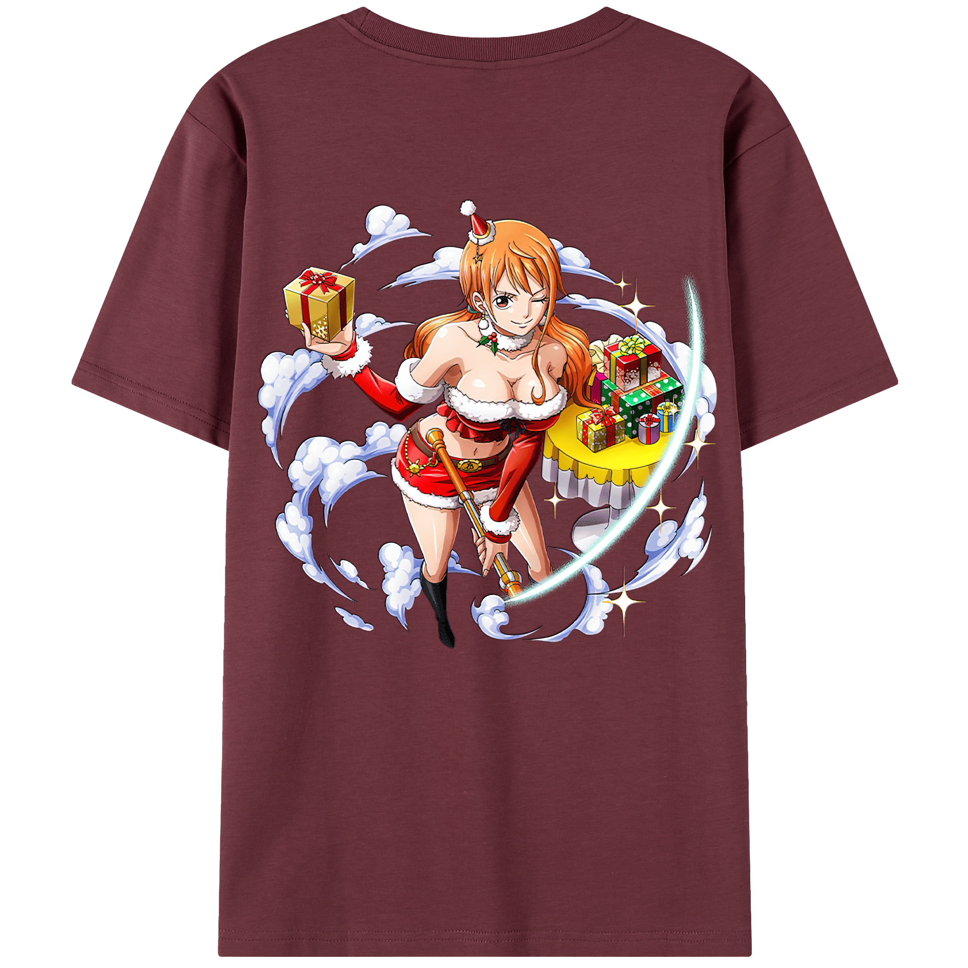 ワンピース ナミ ONE PIECE Nami 綿100％半袖Tシャツ（背面プリント）